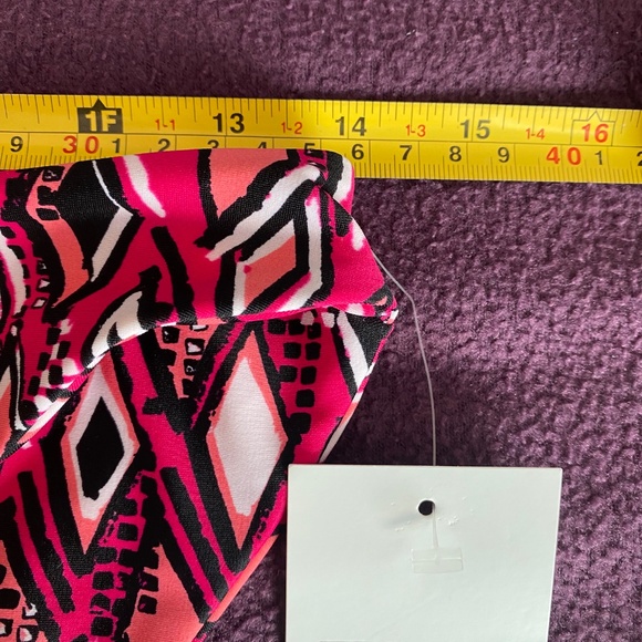 Fused Hawaii bikini bottom Medium diamond print pink black white - Picture 5 of 8